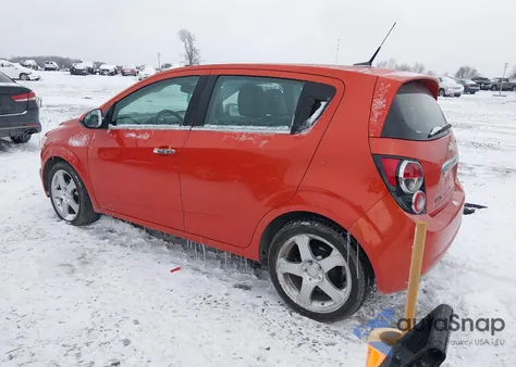 2013 Chevrolet Sonic Ltz Auto из США, поврежденный, VIN 1G1JE6SHXD4113568